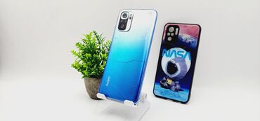 z flip 4: Xiaomi, Redmi Note 10S, Колдонулган, 64 ГБ, түсү - Көк, 2 SIM