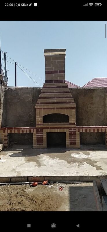 Manqallar, qrillər, barbekyu: Manqallar istediyiniz ölçüde ve formada oda davamlı kerpiclə — 4