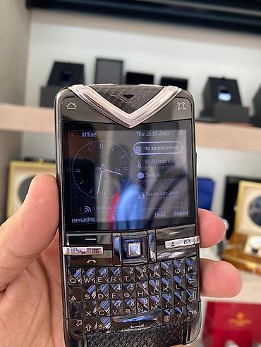 işdənmiş telefonlar: Vertu Quest Carbon Ceramika Black Orginal islenmisdi ideal — 7