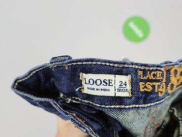 chaotic system jeans: Spodnie jeansowe, 1.5-2 lat, 92, stan - Idealny — 4