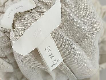 jedwab z elastanem: H&M, Spodnie materiałowe damskie, rozmiar XS — 5