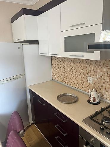 masa metbext: Mətbəx mebeli dəsti – L formalı, müasir dizayn. Ölçüsü 3.8x1.2 — 4
