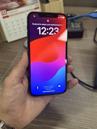 купить айфон 12 про: IPhone 12, Б/у, 128 ГБ, Синий, Зарядное устройство, Чехол, 80 %