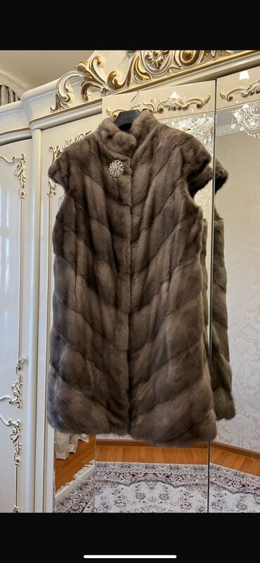 спец одежда мужской: Шуба, Норка, По колено, 7XL (EU 54)