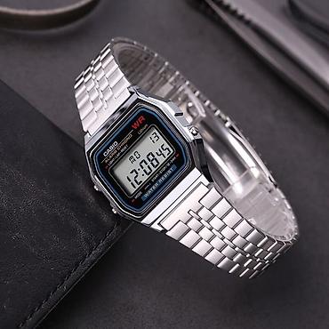 CASIO rəqəmsal qol saatı – klassik retro dizayn - Korpus: kvadrat