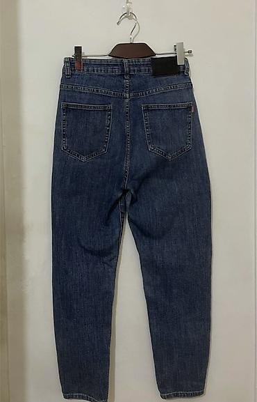 Джинсы: Джинсы, Прямые, Высокая талия, S, M — 4