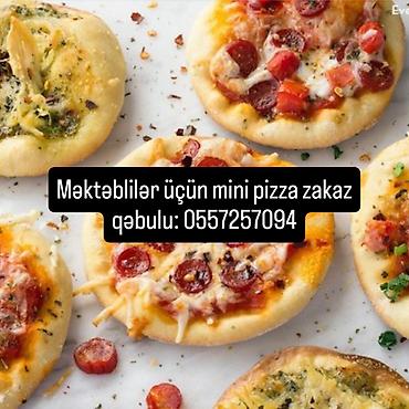 Sifarişlə hazır yeməklər: Məktəblilər üçün mini pizza - Kiçik ölçülü, uşaq porsiyasında — 1