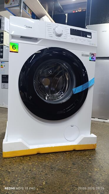 Кир жуучу машина Midea, Жаңы, Автомат, 6 кг чейин, Компакттуу