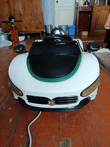 Uşaq dünyası: Uşaq elektromobili – kabriolet dizayn - Rəng: ağ/qara detallarla — 4
