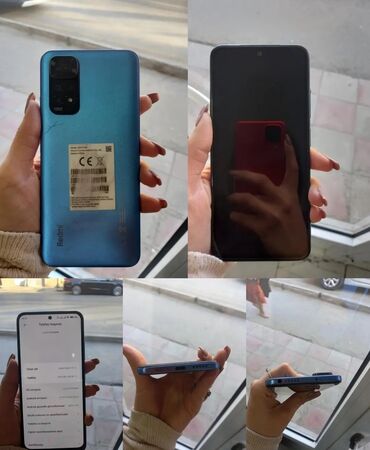 Xiaomi: Xiaomi Redmi Note 11, 64 GB, rəng - Göy, 
 Barmaq izi, İki sim kartlı, Face ID