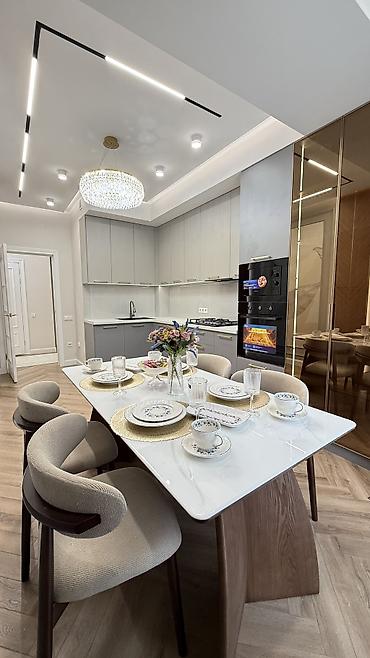 group: 3 комнаты, 96 м², Асанбай мкр Элитка, 10 этаж, Дизайнерский ремонт — 3