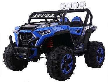 calcedonia helanke: 021586 Džip Monster, 12V – Plavi Plavi električni džip Monster — 1