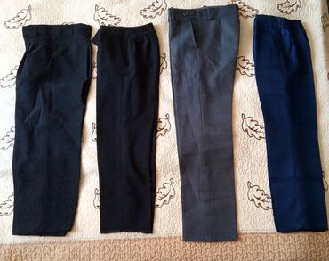 брюки клещ: Джинсы и брюки, цвет - Серый, Б/у