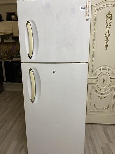 metbex soyuducu: İşlənmiş 2 qapılı LG Soyuducu Satılır, rəng - Ağ, Təkərli — 10