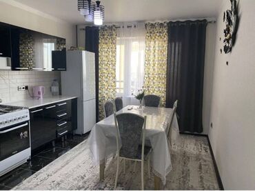квартира берилет мкр кок жар: 2 комнаты, 51 м², 108 серия, 8 этаж, Евроремонт