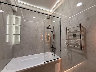 от подрядчика: 3 комнаты, 116 м², Асанбай мкр Элитка, 13 этаж, Евроремонт — 10