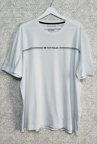 майк: Мужская футболка, Tom Tailor, 2XL, цвет - Белый — 2