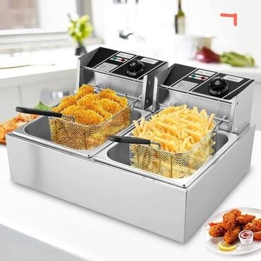 продаю фритюрница: Профессиональная фритюрница 6Л + 6Л 🍟🔥 – идеальный выбор для кафе и