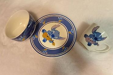 Kompleti posuđa: Preslatki keramički trodelni setovi za najmlađe! Šolja + tanjirić + — 12