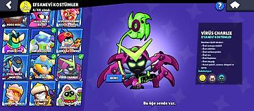 Telefon üçün gamepadlar, triggerlər: Brawl Stars hesabı - Kupa sayı: 31 739 - Savaşçılar: 89/101 açılıb - — 11