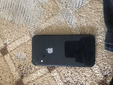 компактный телефон: IPhone Xr, Б/у, 64 ГБ, Jet Black, Зарядное устройство, Защитное стекло, 76 %