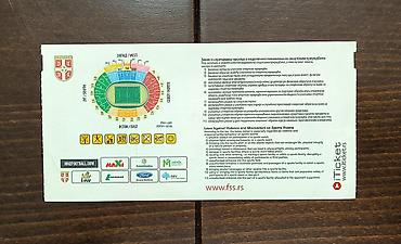 karta srbije i crne gore: Original Ulaznice | Fudbal | Jugoslavija, SCG, Srbija Na prodaju — 9