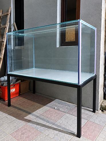Akvariumlar: Dördbucaq akvarium, Boş, 600 l — 2