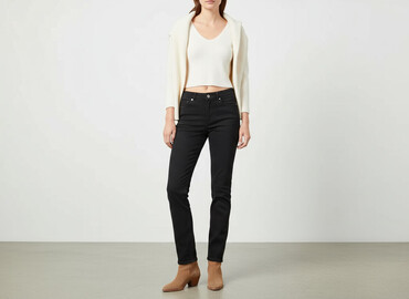 niebieska koszula damska h m: H&M, Jeansy damskie, rozmiar 2XS