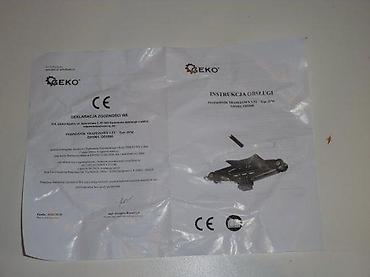 Dizalice: GEKO trapezni dizalica za automobil – 1.5 t - Nosivost: 1500 kg (1,5 — 5