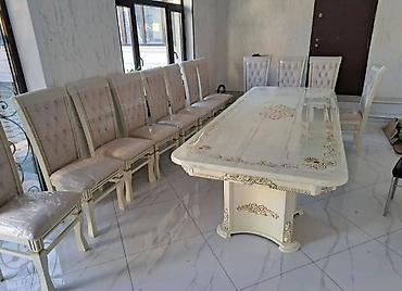 Столы и стулья для зала: Стол и стул для зала, цвет - Белый — 8