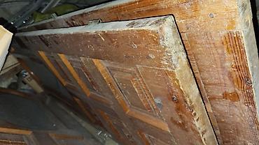 Giriş qapıları: Taxta giriş qapısı - Material: tam ağac (kütləvi), klassik panelli — 5