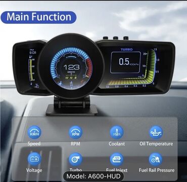 manitor maşin: HUD (OBD2) avtomobil kompüteri və göstərici modulu +gps