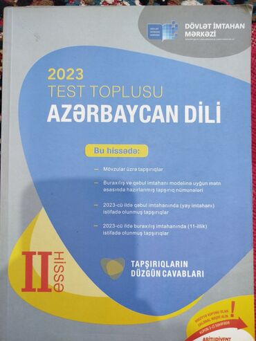 Digər: Azərbaycan dili 2 ci hissə test toplusu 2023 nəşr yeni