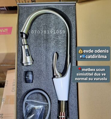 Mətbəx kranları: Metbex ucun simistiteler moykalar Her nov model movcutdur Hamam ucun — 19