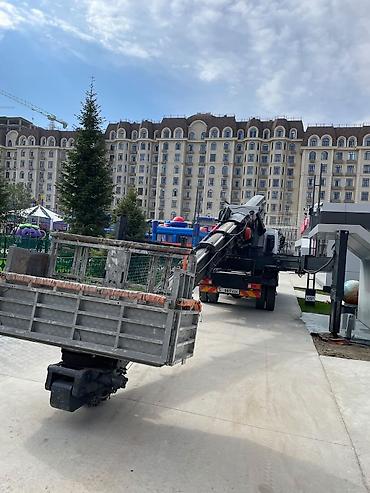 Аренда транспорта: Аренда автовышки на шасси Hyundai с телескопической стрелой и большой — 2