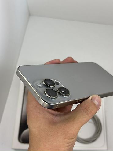 galaxy buds 2 pro бишкек: IPhone 15 Pro Max, Колдонулган, 256 ГБ, Natural Titanium, Кабель, Куту, 86 % — 7