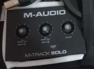 Mikrofonlar: M - Audio. ses karti. Yenidi ses keyfiyyeti superdi. unvan 28 may