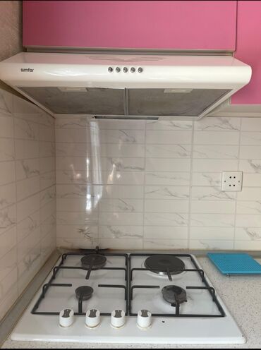 Plitələr və bişirmə panelləri: Plitə Simfer, Qazlı, Quraşdırılan, 4 gözlü, İşlənmiş