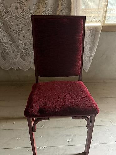 ucuz tul perdeler: Qonaq otağı üçün, Yeni, Qatlanmayan, rəng - Bordo Stul — 1