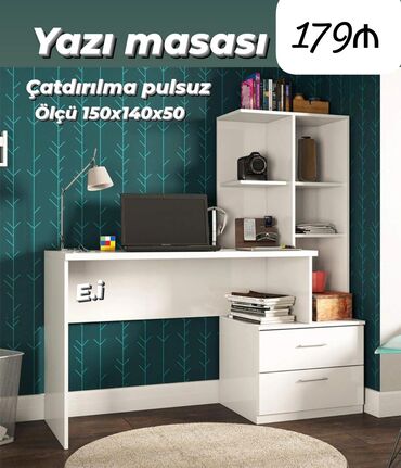 Kompüter masası, Açılmayan, Künc masa