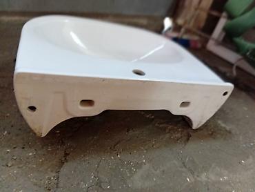 Ремонт и строительство: Keramik divar tipli lavabo - Material: parlaq ağ keramika - Divara — 3