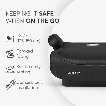 samsonite kabinski koferi: Autosedište/buster KIKKA BOO I-Go i-Size, crna boja – za visinu deteta — 3