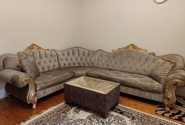 Divanlar: Künc divan, İşlənmiş, Açılmayan, Bazasız, Çatdırılma yoxdur