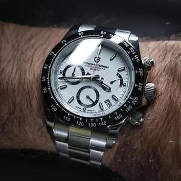Ručni satovi: PAGANI DESIGN PD-1644 Sport - 40mm -White/Beli-Rolex Daytona Potpuno — 11