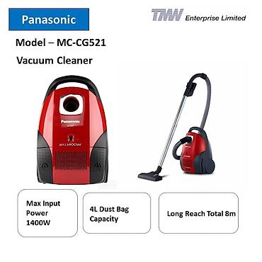 7 plas: №: 129 Məhsulun adı: Tozsoran Panasonic MC-CG521R149, qara/qırmızı — 2