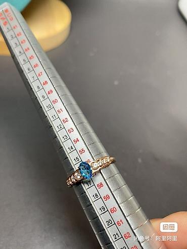 Кольца: Винтажное кольцо времён СССР, серебро 925 пробы. 💍 Синяя центральная — 4