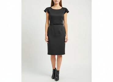 czerwona sukienka w litere a: Women`s dress, size S