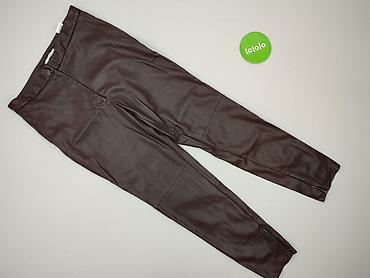 leopard jeans: Spodnie materiałowe damskie, rozmiar L — 3