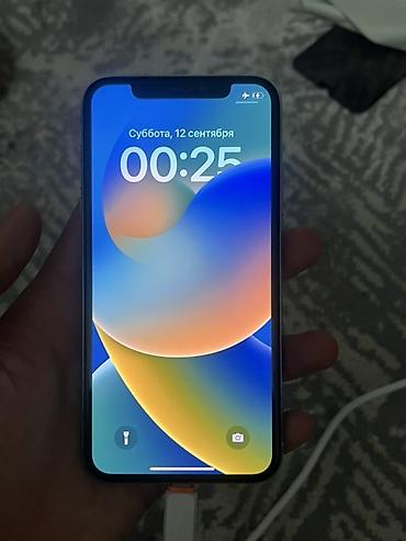 iphone икс: IPhone X, Б/у, 256 ГБ, Серебристый, Кабель, 100 % — 6