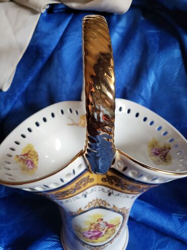 Ostali kućni dekor: Vaza,korpa nova vintaz Lordshade porcelan. Perfektan profesionalni — 11